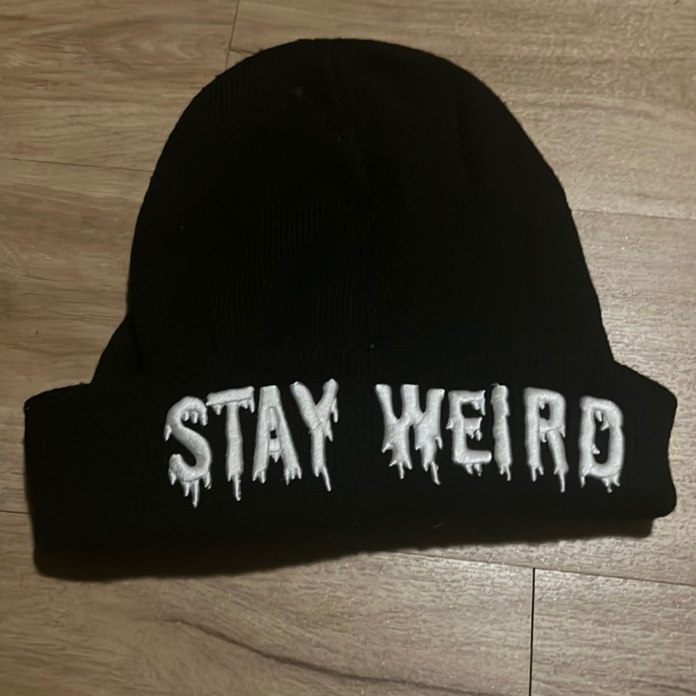 Hot Topic Stay Weird Beanie, OSFA Unisex
